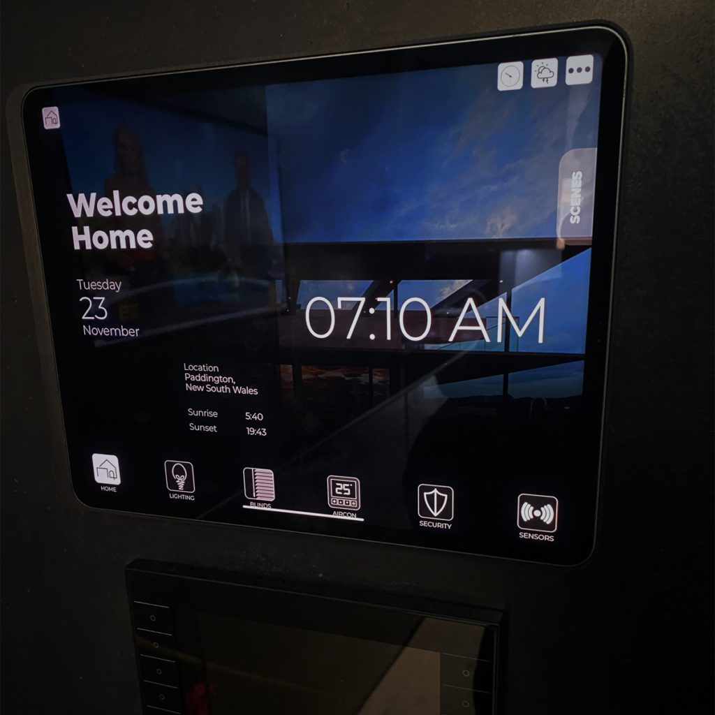Clipsal CBus Smart Home Graphics Template for custom smart home design