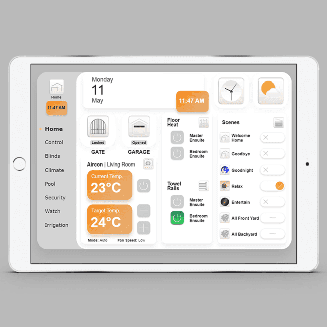 Abode Smart Home Icons Interface Package