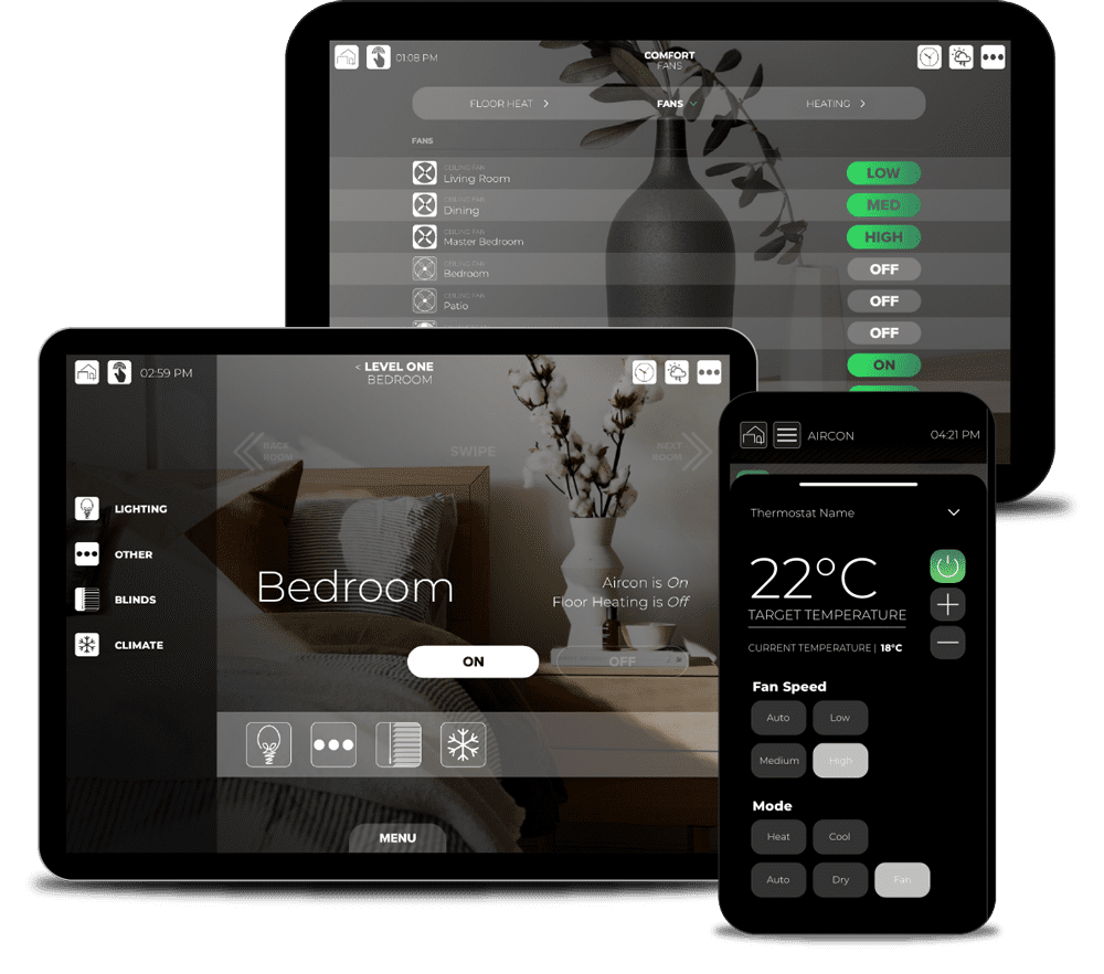 Smart Home Template Automation Graphics