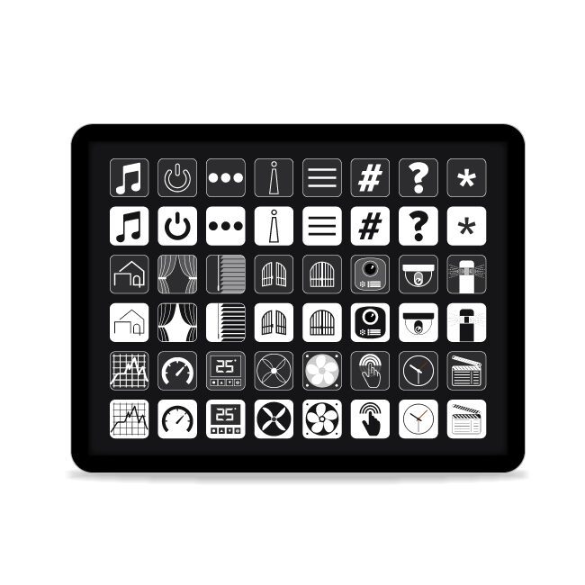 Smart Home Icons Set for use in app design