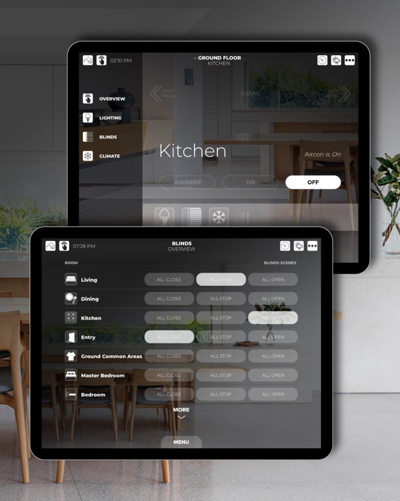 Custom smart home app design with CBus Repairs